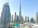 For sale or for annual or monthly  rent 1 bed full view Burj khalifa and the fountane : Image 8