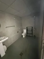 Two bedroom apartment with two bathrooms and balcony for annual rent in Al-Bostan area in front of the city police station : Image 4