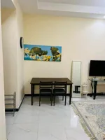 A room, a hall and a balcony with a city view. Very clean furniture 
Including all bills 
Smart screen, new furniture and fast Internet 
3500 dirhams
Ajman Corniche : Image 4