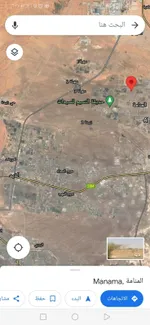 Commercial land for sale in Ajman, Manama 3. A great location is a corner on two streets, a public street, close to all services. The use is ground and the first street is asphalt : Image 4