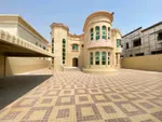 Two storey villa for rent in Ajman, Al Raqayib area
5 rooms, a majlis and a hall 
and maid's room 
With air conditioners
The house is large and has an indoor umbrella 
An area of 10 thousand feet 
Only 85000 two batches are required : Image 3