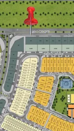 Residential commercial land for sale on the main street next to Tilal Mall : Image 1