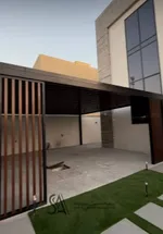For sale a villa in the Emirate of Sharjah, Al-Hoshi area, with a modern design, completely stone, consisting of 4 master bedrooms, two halls, a kitchen ready with all the electrical appliances, a maid's room and a laundry room : Image 3