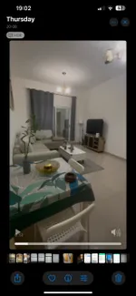 For monthly rent, a furnished room and hall with two bathrooms and a balcony : Image 2