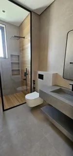 For sale a new villa covered with stone in Sharjah located in Al-Hoshi area. Two floors consist of: 5 master bedrooms+wall cabinets+two halls+majlis+preparatory kitchen : Image 6