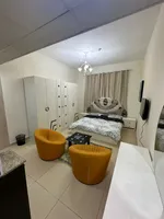 For rent a spacious furnished monthly studio in Ajman, Al Jerf 2, Jasmine Towers : Image 3