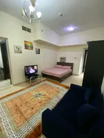 للإيجار إستوديو ببلكونة مفروش شهري في عجمان منطقة الجرف 2 مقابل سيتي سنتر عجمان أبراج الياسمين : Image 2