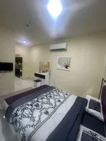 للإيجار إستوديو مفروش شهري في عجمان منطقة الروضة 3 مقابل شروق مول في شارع شيخ عمار سهل المخرج للدبي قريبة من كل الخدمات شامل الفواتير : Image 5