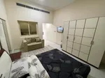 For rent a monthly furnished studio, separate kitchen, central air conditioning, in Ajman, Al Rawdah 2, Sheikh Ammar Street, easy exit to Dubai, including bills : Image 4