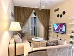 Al Majaz room and hall in Al Qasba area with 2 bathrooms and balcony 4500 with net insurance 1000 : Image 3
