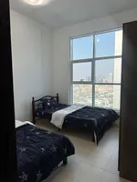 ارقي شقه غرفتين وصاله بمساحه واسعه وفرش راقي بارقي ابراج عجمان ابراج سيتى تاور : Image 4