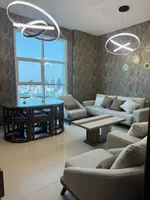 ارقي شقه غرفتين وصاله بمساحه واسعه وفرش راقي بارقي ابراج عجمان ابراج سيتى تاور : Image 6