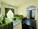 For rent a monthly furnished apartment with two rooms, a hall and two bathrooms in Ajman, Al Mowaihat 3, easy exit to Dubai and close to all services : Image 4