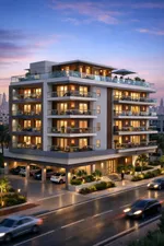 New residential building in JVC with excellent rental return — ready investment opportunity : Image 1