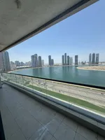 The most beautiful and elegant apartment with 3 rooms, a hall and 5 bathrooms with a sea view in Mamzar, Sharjah : Image 4