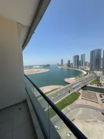 Two bedroom apartment with maid's room | sea view | free air conditioning | gym, pool and park | Al Mamzar | luxury residence : Image 1