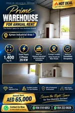 For Rent Warehouse in Ajman Industrial 2, Ajman : Image 2