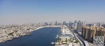 Three rooms and a hall for sale in the best tower in Ajman with an open view (gym + swimming pool + parking inside the tower) ready to live and excellent opportunity for investment (book now) : Image