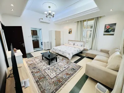 استديو مفروش اول ساكن للايجار بمدينه خليفه ا ابوظبي : Image