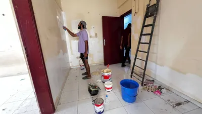 🏡✨أرخص شقة غرفة وصالة مع بلكونة  للإيجار السنوي  في البوطينة _ الشارقة ✨🏡 : Image