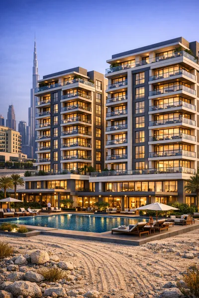 فرصة نادرة: قطعتا أرض سكنية قابلة للدمج في قلب Dubai Production City – IMPZ : Image