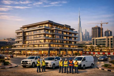 أرض تجارية فاخرة كورنر على 3 شوارع في ماجان – فرصة استثمارية نادرة : Image