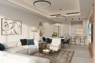 شقة غرفتين بإطلالة مباشرة على الواجهة المائية  2BHK Waterfront | 2349 Sqft | Ajman Creek Tower : Image