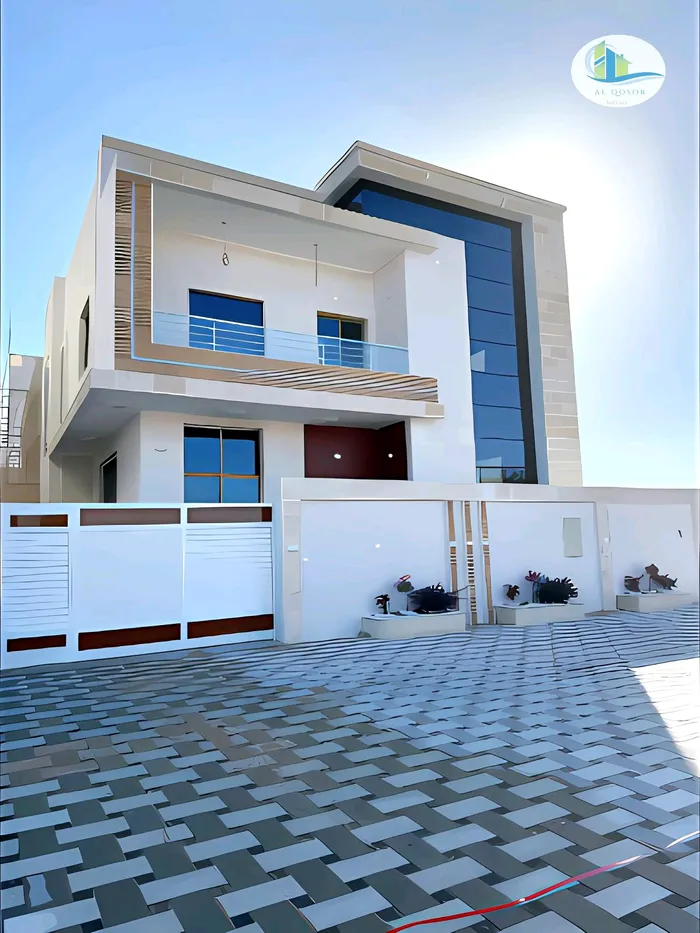 Including registration and ownership fees in Ajman, Al Helio area, two floors facing a stone directly on a neighbor street, with the possibility of bank financing : Image 1