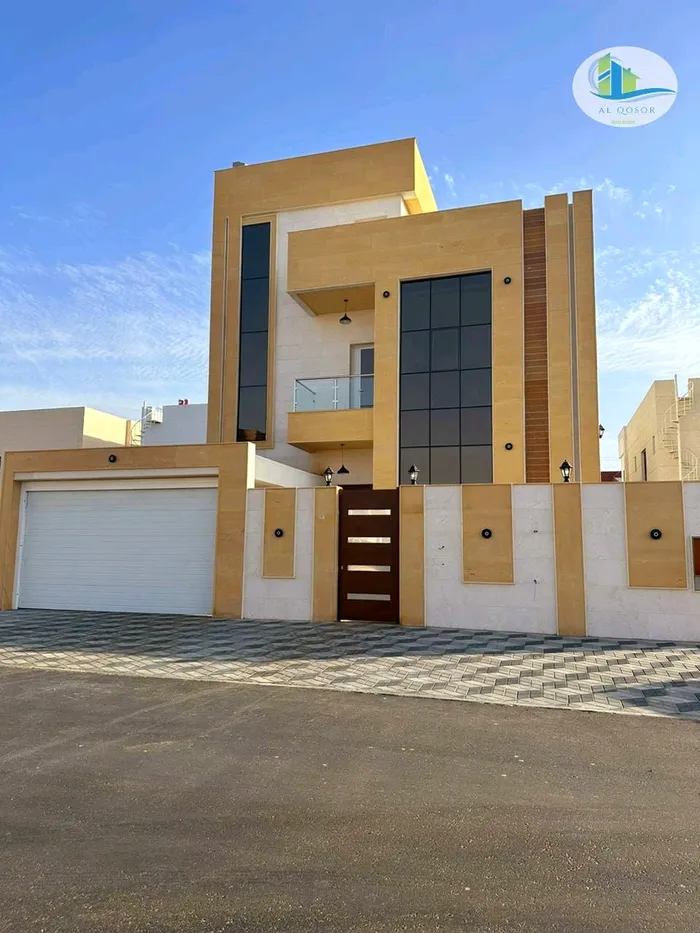 فيلا للبيع بعجمان منطقة الياسمين طابقين وروف وجهه حجر على شارع جار مباشرة مع امكانية التمويل البنكي : Image 1