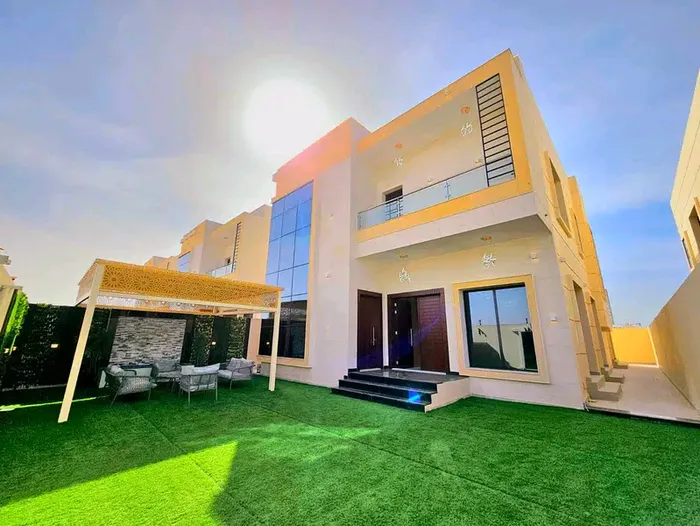 Including registration and ownership fees in Ajman, Al Helio area, two floors facing a stone directly on a neighbor street, with the possibility of easy bank financing : Image 1