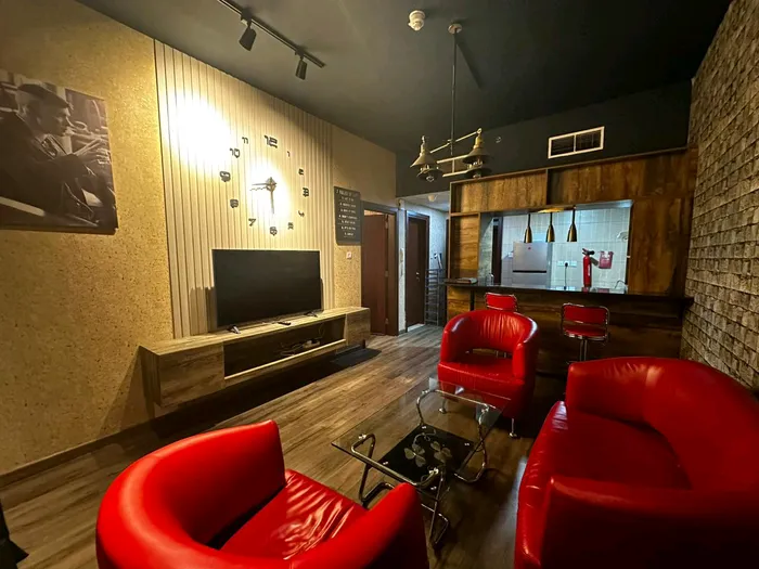 For monthly rent in the Emirate of Ajman, City Tower, a very furnished room and hall, super deluxe finishing. The price is 4000, including all bills. 1000 refund insurance : Image 1