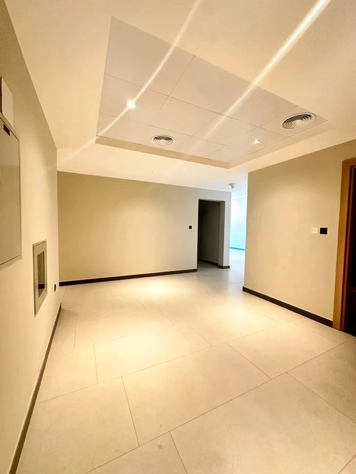 New property for rent in Ajman. 3 rooms, a hall with four balconies, a maid room with master rooms, super deluxe finishing and large areas. Features are one month free, parking, free central gas, and an electric charger for Tesla cars. Contact number : Image 1