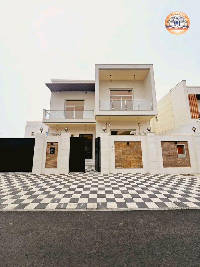 Freehold for all nationalities in Ajman, Al Yasmeen area, two floors facing a central adaptation stone directly on a neighbor street with the possibility of easy bank financing : Image 1