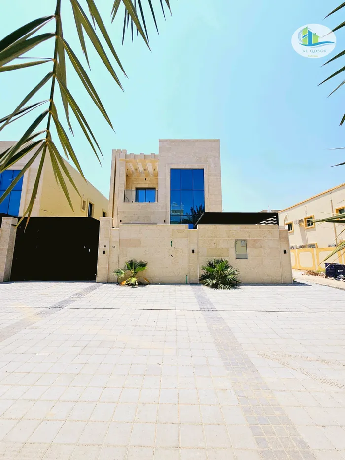 فيلا للبيع بعجمان منطقة المويهات طابقين وجهه حجر مع امكانية التمويل البنكي الميسر : Image 1