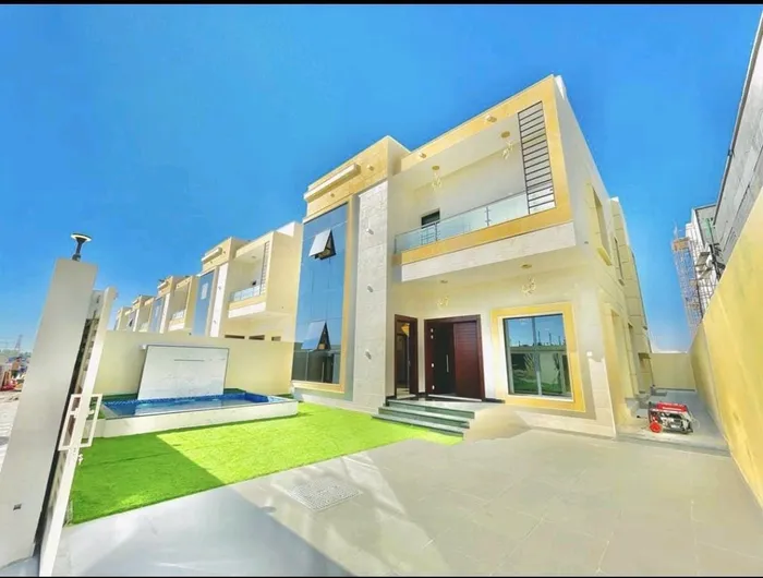 Villa for sale in Ajman, Al Helio area, two floors, modern super deluxe design, directly on a neighbor street, with the possibility of bank financing : Image 1