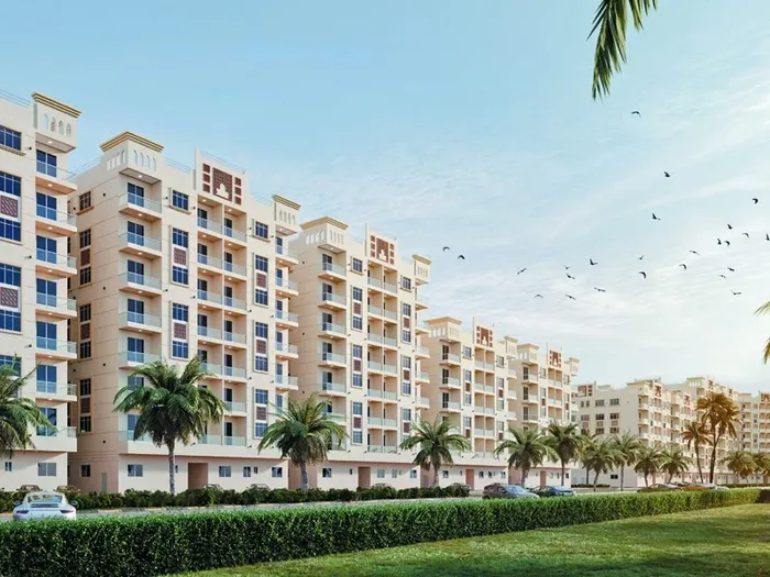 Two rooms and a hall in the village of Princess overlooking Sheikh Maktoum Street : Image 1