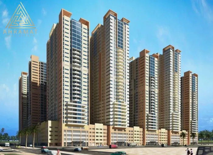 Apartments for sale with areas starting from 1,600 square feet in Ajman One Towers : Image 1