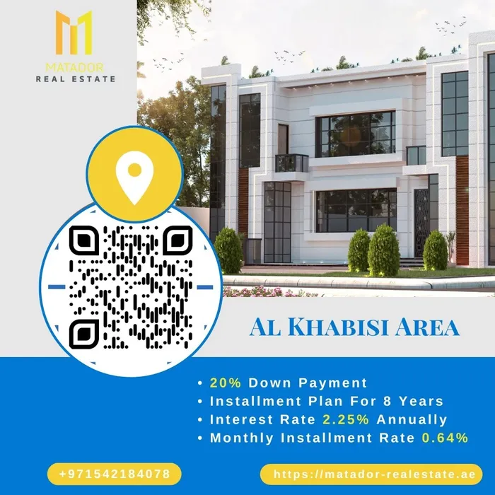 For sale, a villa under construction in Al Khabisi, in installments : Image 1