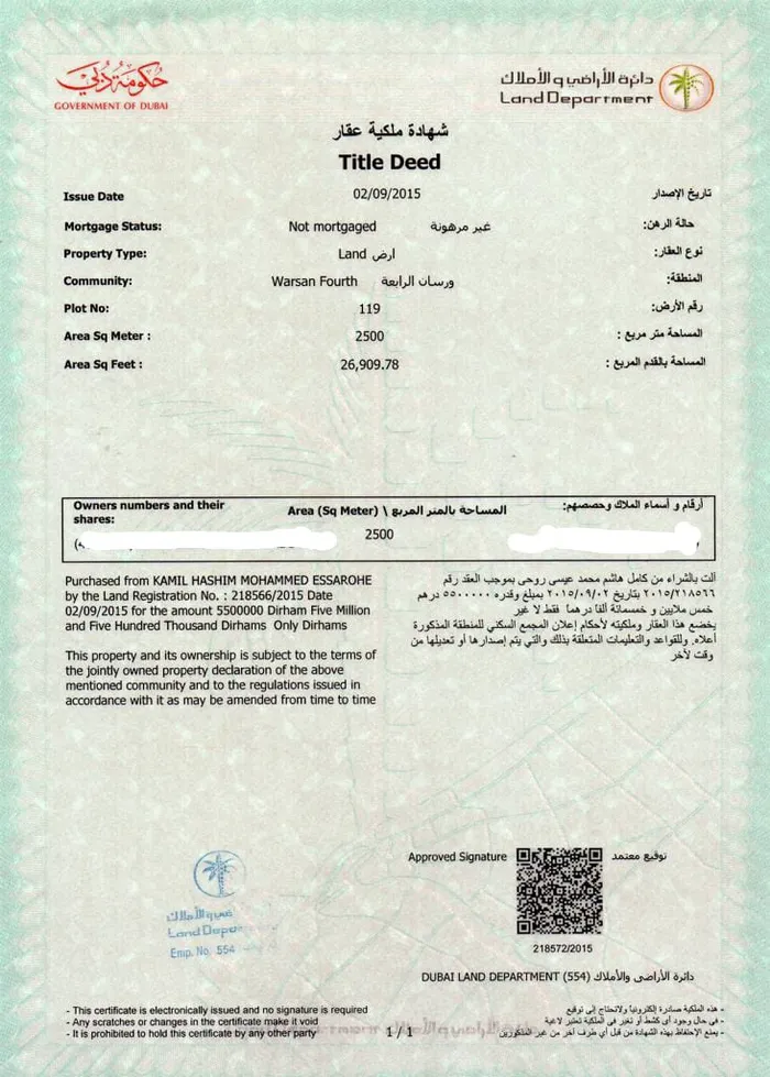 للبيع ارض سكني تصريح مبني ارضي + 8  في ورسان 4 : Image 1