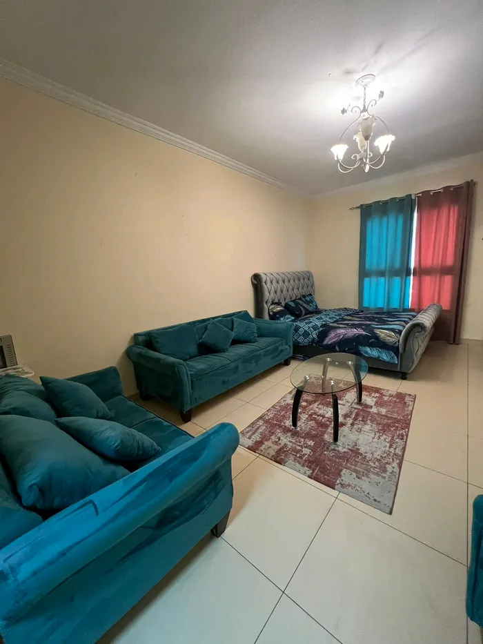 للايجار الشهري استوديو مفروش بعجمان ابراج الياسمين : Image 1