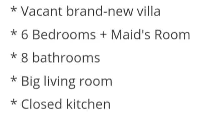 فيلا للبيع في داماك هيلز 2 مدينة هند 2 السعر قابل للتفاوض : Image 1