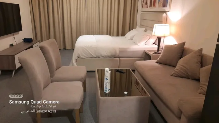 For rent a furnished monthly furnished hotel studio in Ajman, Rashidiya 3, behind the Grand Mall, close to all services : Image 1