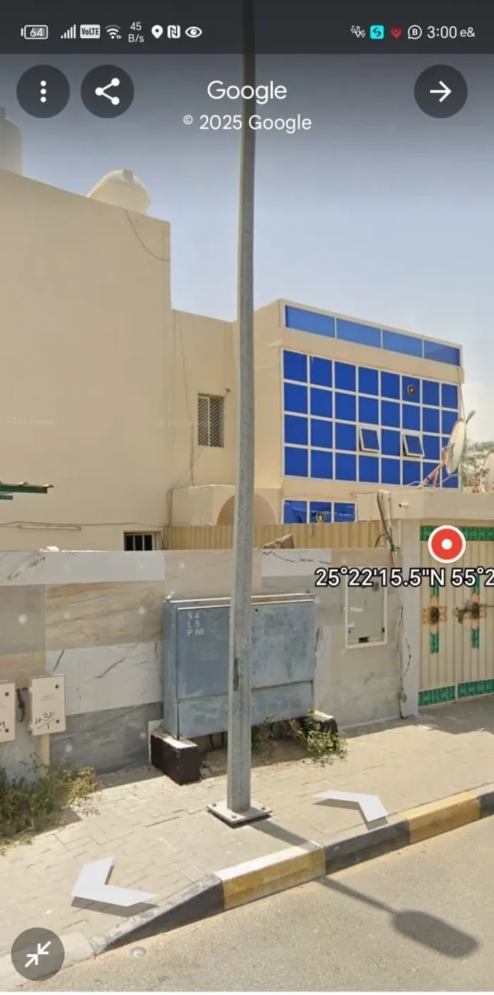 House for sale in Sharjah, Hazana, with an area of 6000 square feet, a great location on Qar Street, in the suburb of Al-Riqqah Mager, with an area of 11% : Image 1