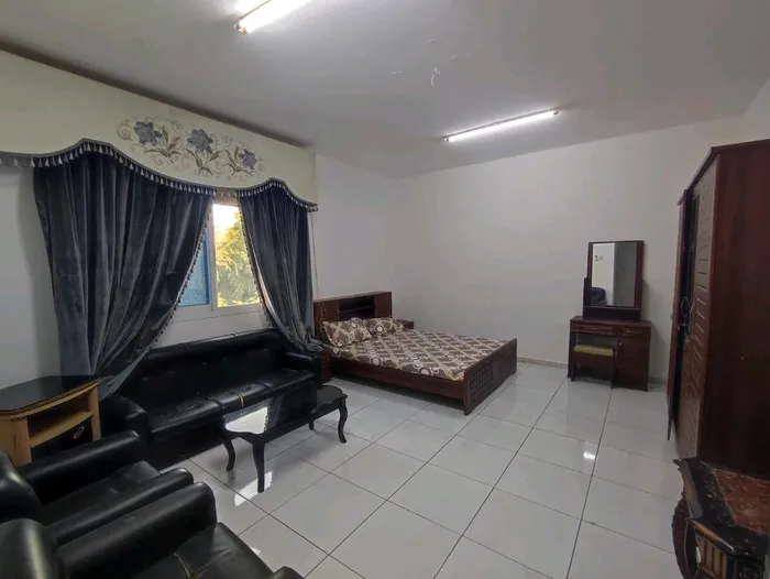 For rent a distinctive monthly furnished studio with a large area near the garden in Maysaloon, Sharjah : Image 1