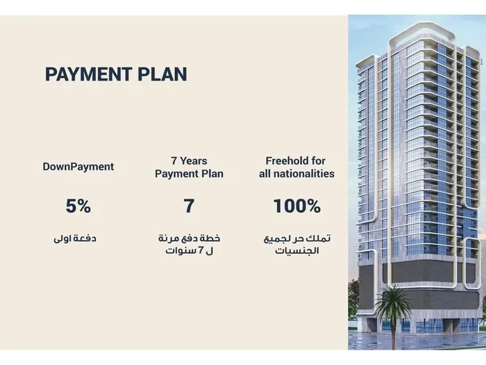 Two rooms and a hall with a down payment of 91 thousand 10% and the simplest installment system : Image 1