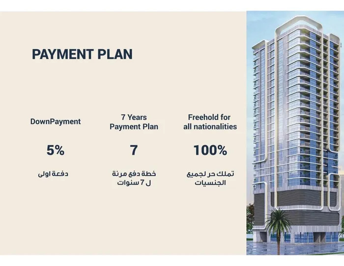 🏙 Your chance to own Oasis Tower 3 - a luxury residential project by GJ in the heart of Ajman 🏙 : Image 1