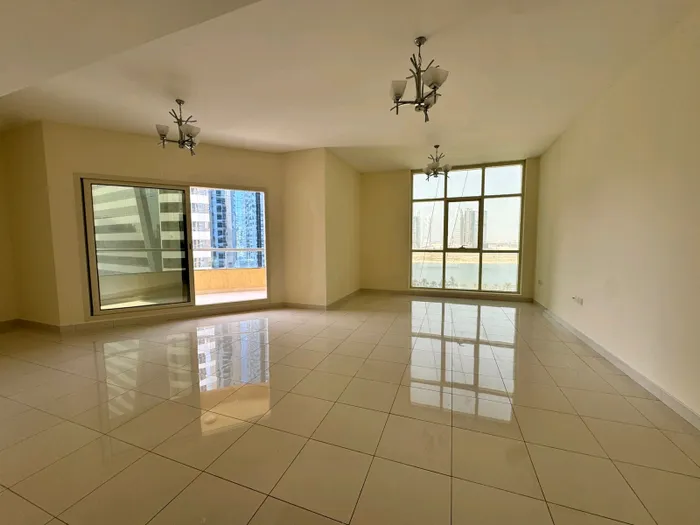 🔹 For annual rent — a classy apartment in Al Khan 🔹
📍 Location Al Khan - Sharjah
🏡 Specifications

Two master bedrooms+ and a maid's room+large hall 

Full and open sea view

🌟 Services and facilities
✅ One integrated gym for men and one for women
✅  : Image 1