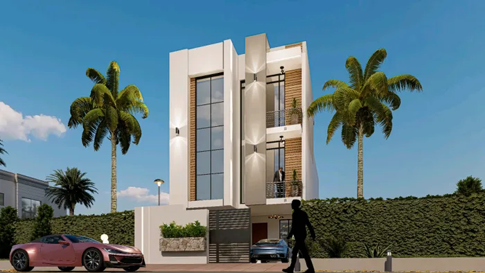 The land of the townhouse has a large area of 170 meters with a building license and a parasol license, including fees : Image 1