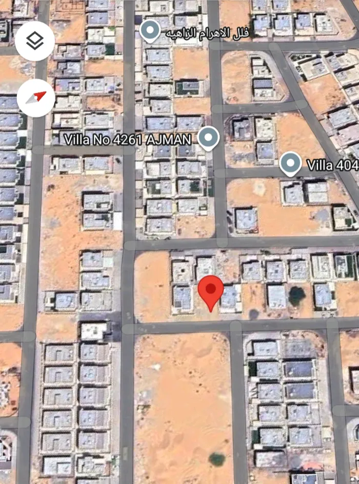 ارض سكني فلل الزاهية جاردنز موقع مميز عجمان : Image 1