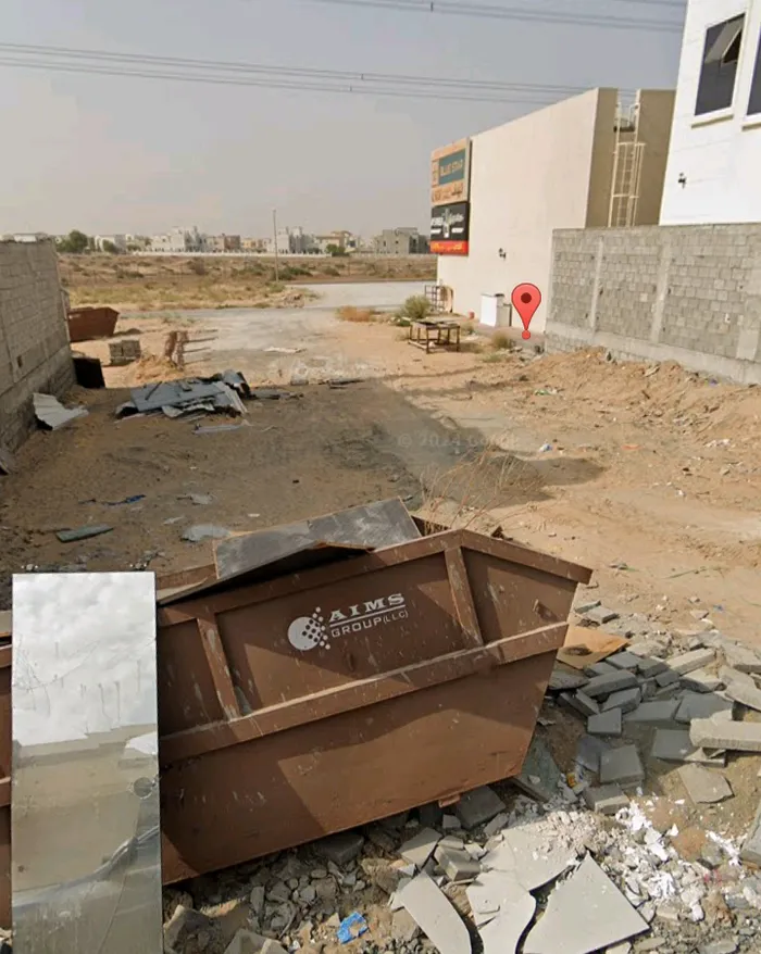 For sale, residential investment land, Al Yasmeen Villas, Ajman, second plot from the main street : Image 1